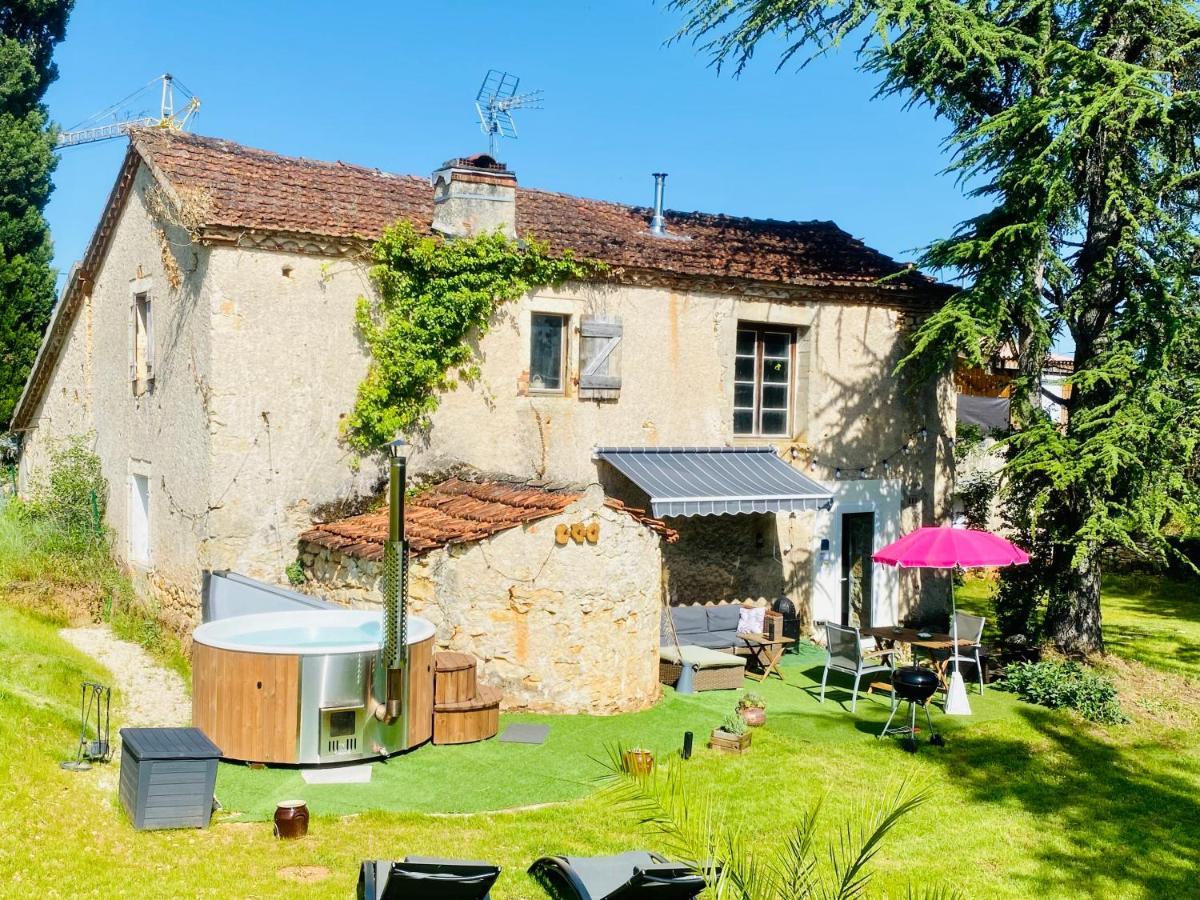 Séjour insolite ancien four à pain Le Prestadou Arcambal Exterior foto